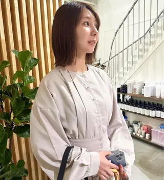 ミディアム カラー 🌬️attrait 髪質改善/個室サロンのヘアスタイル