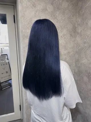 ロング カラー ヘアアレンジ 韓国レイヤーカット/ 儚げカラーチナツのヘアスタイル
