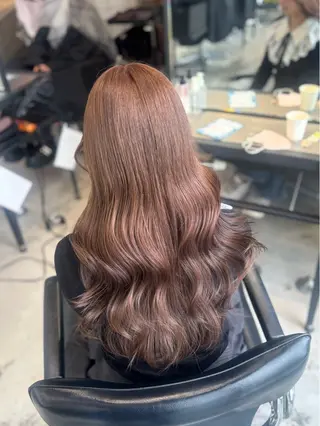 ロング カラー レイヤー sala 推しカラー職人🎀のヘアスタイル