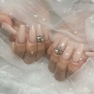 ネイル Blue daisy RIN🎀のネイルデザイン