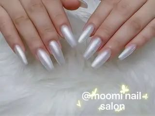 ロング 長さだし専門 Moominのネイルデザイン