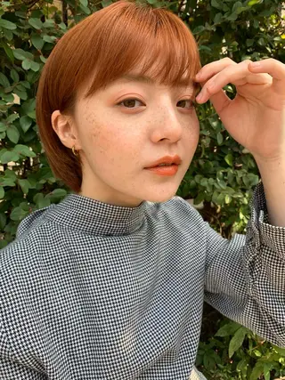 ショート カラー 髪質改善/美髪のプ口 中島みきのヘアスタイル
