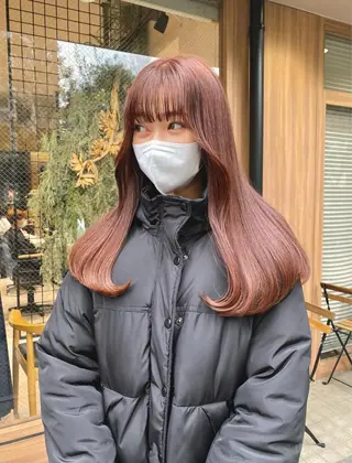 ロング カラー ワンカールで盛れる レイヤー🎀Macoのヘアスタイル