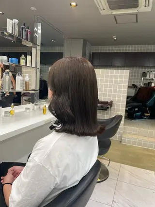 ミディアム カラー ヘアアレンジ 💗横浜美容室 💗HARUNAのヘアスタイル