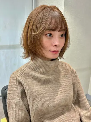 ショート カラー レイヤーカット🪄 耳ツボ🎀Ayumiのヘアスタイル