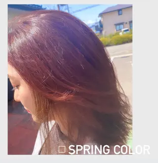 カラー 佐藤 沙也輝のヘアスタイル