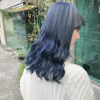 ロング カラー ヘアアレンジ メンズパーマ名人 TAKUMAのヘアスタイル