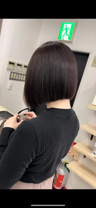 ミディアム カラー 黒須 蓮太のヘアスタイル