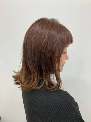 ミディアム カラー 垢抜けヘア♡柔らかい カラー/mihoのヘアスタイル