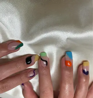 ネイル ˚✧⁺⭐︎༚moca miyuu⁎⁺˳✧༚のネイルデザイン
