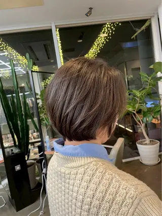 ショート 🎧ayaka/ボブ /透明感カラー🩵のヘアスタイル