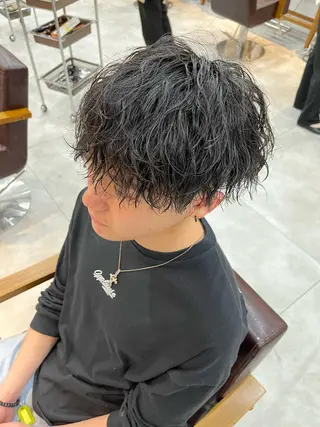 パーマ メンズ 🏆メンズ特化🥇 店長YUTOのヘアスタイル