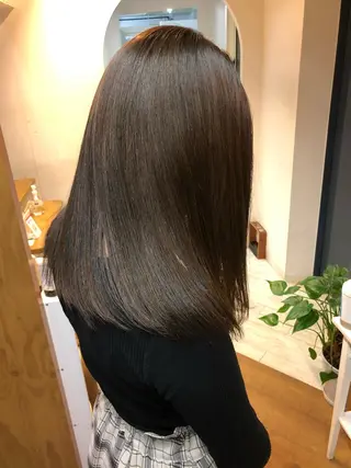 セミロング 西尾 隆介のヘアスタイル