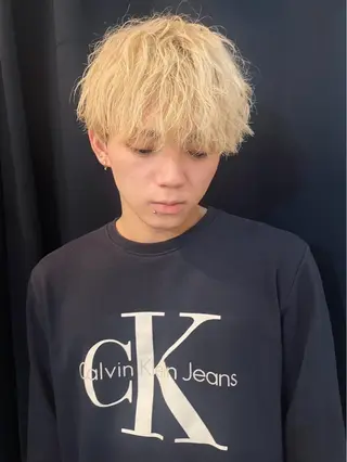 カラー メンズ 福岡美容室【pia】 タイヘイのヘアスタイル