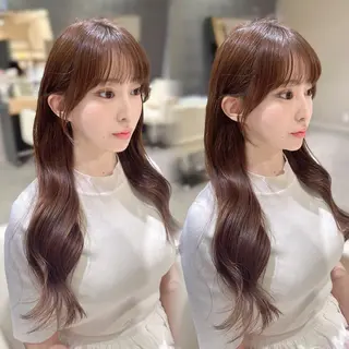 ロング 平尾 樹里のヘアスタイル