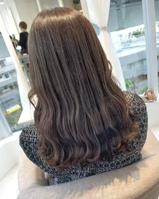 セミロング ボブ/レイヤー/ 茉莉花のヘアスタイル