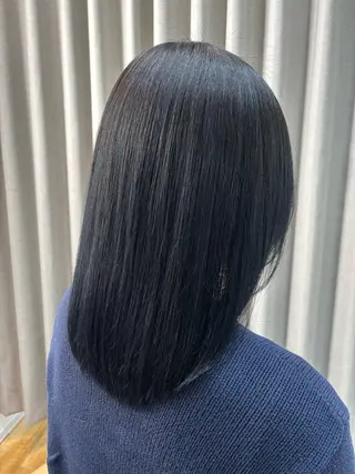 ミディアム カラー 🤍美髪縮毛/髪質 改善/池上夏凜🤍のヘアスタイル