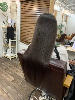 ロング ✨ハイトーン✨透明感 ✨生神　優季のヘアスタイル