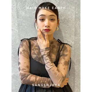 ヘアアレンジ hair make earth 🪡のヘアスタイル