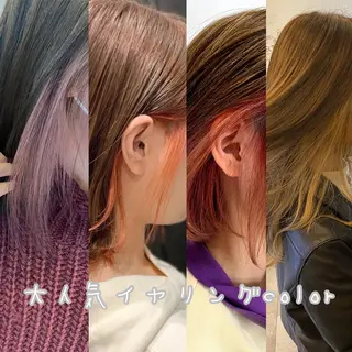 ショート カラー ヘアアレンジ 吉留愛加/ 似合わせ/心斎橋のヘアスタイル