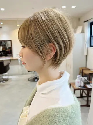 カラー ショート メンズカット＆パーマ 髪質改善/岩元のヘアスタイル