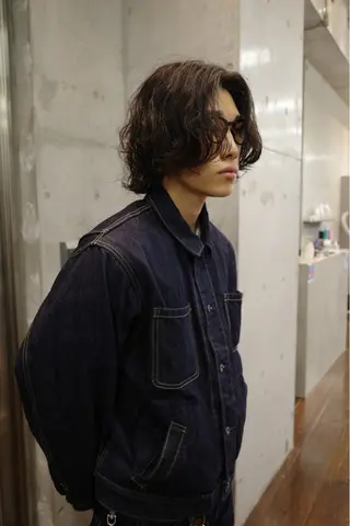 ロング パーマ メンズ 🌀パーマ特化 美容師🌀/しゅんのヘアスタイル