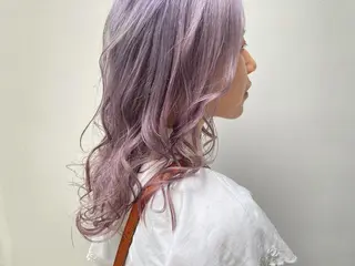 ミディアム カラー ヘアアレンジ 土屋 紗也果のヘアスタイル