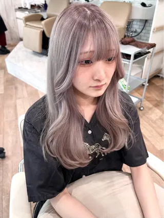 セミロング カラー ベテラン美容師が対応 /髪質改善/縮毛矯正のヘアスタイル