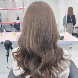 ロング カラー パーマ ヘアアレンジ メンズ 🤍透明感カラー🤍 似合わせ🤍AINEのヘアスタイル