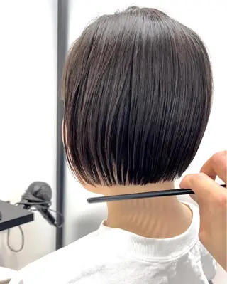 ショート ショートヘア、ボブ こやさん　コヤマのヘアスタイル
