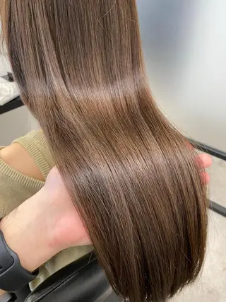 ロング カラー 【艶髪×韓国風】 毛流れ職人 RYOのヘアスタイル