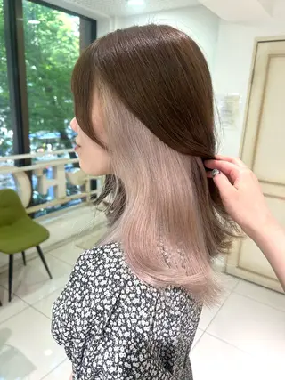 ロング カラー 透明感カラー 古山 結季🌙🖤のヘアスタイル