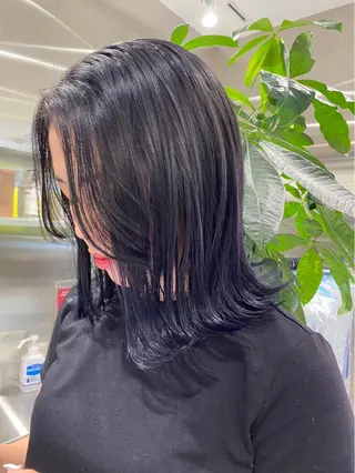 ミディアム カラー 似合わせ SHOYAのヘアスタイル