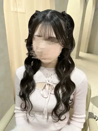 ヘアアレンジ セットサロンCURE 🩵あんみのヘアスタイル