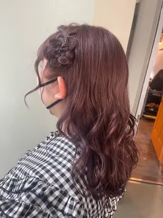 ロング カラー 岩谷/ブリーチ 🪽透明感カラーのヘアスタイル