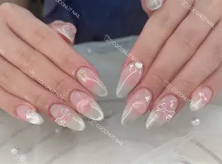 ネイル 神田 ココナッツのネイルデザイン