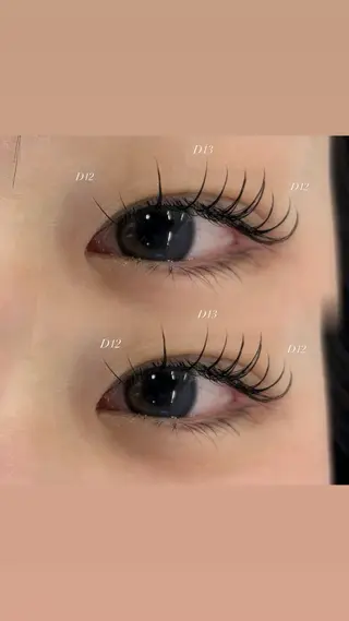 マツエク・マツパ cheri Noeのマツエク・マツパデザイン