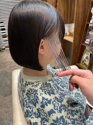 ショート カラー 【完全個室】髪質改善 暖色カラー/山崎唯奈のヘアスタイル