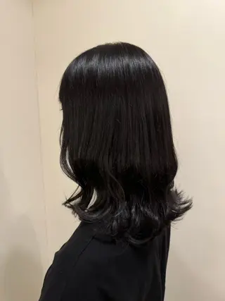 ミディアム 坂 瑞希のヘアスタイル