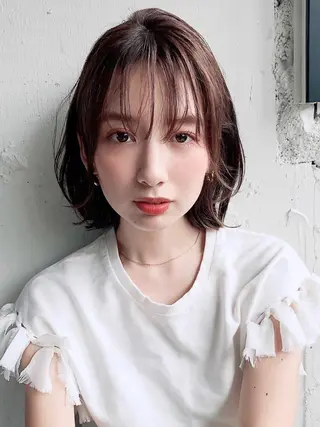 ミディアム ショート特化美容師 emiwoのヘアスタイル