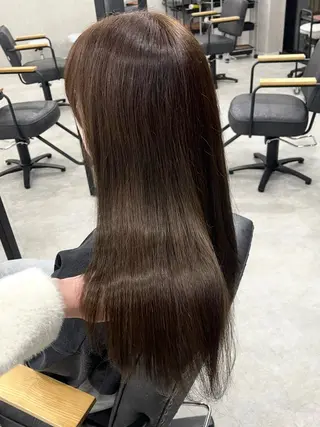 ロング カラー 盛れる顔まわり✨🎀 レイヤー別所好葉のヘアスタイル