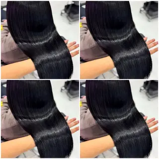 ロング カラー 髪質改善 艶髪矯正 エクステ かいり✂️のヘアスタイル