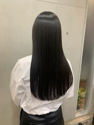 ロング おせ ちさとのヘアスタイル