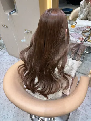 ロング Kanami/韓国風 /艶カラーのヘアスタイル