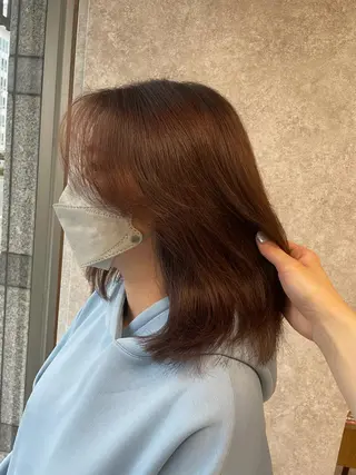 セミロング カラー 🫧ヒシダアキ taboo.i🫧のヘアスタイル