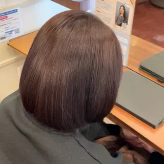 ミディアム スダ ユキナ 髪質改善水素カラーのヘアスタイル