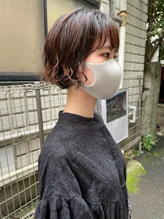 ショート パーマ 高橋 愛美のヘアスタイル
