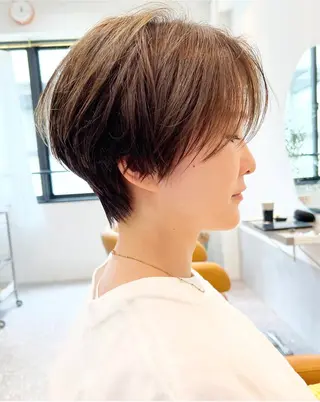 ショート 《カット¥0》 朝山良徳のヘアスタイル