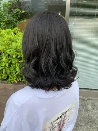 ミディアム カラー カラー特化美容師 💎EIKI💎のヘアスタイル