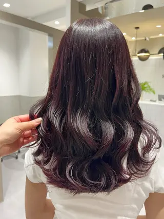 セミロング カラー ヘアアレンジ 新宿color🐝 AYAKA🌈💖のヘアスタイル